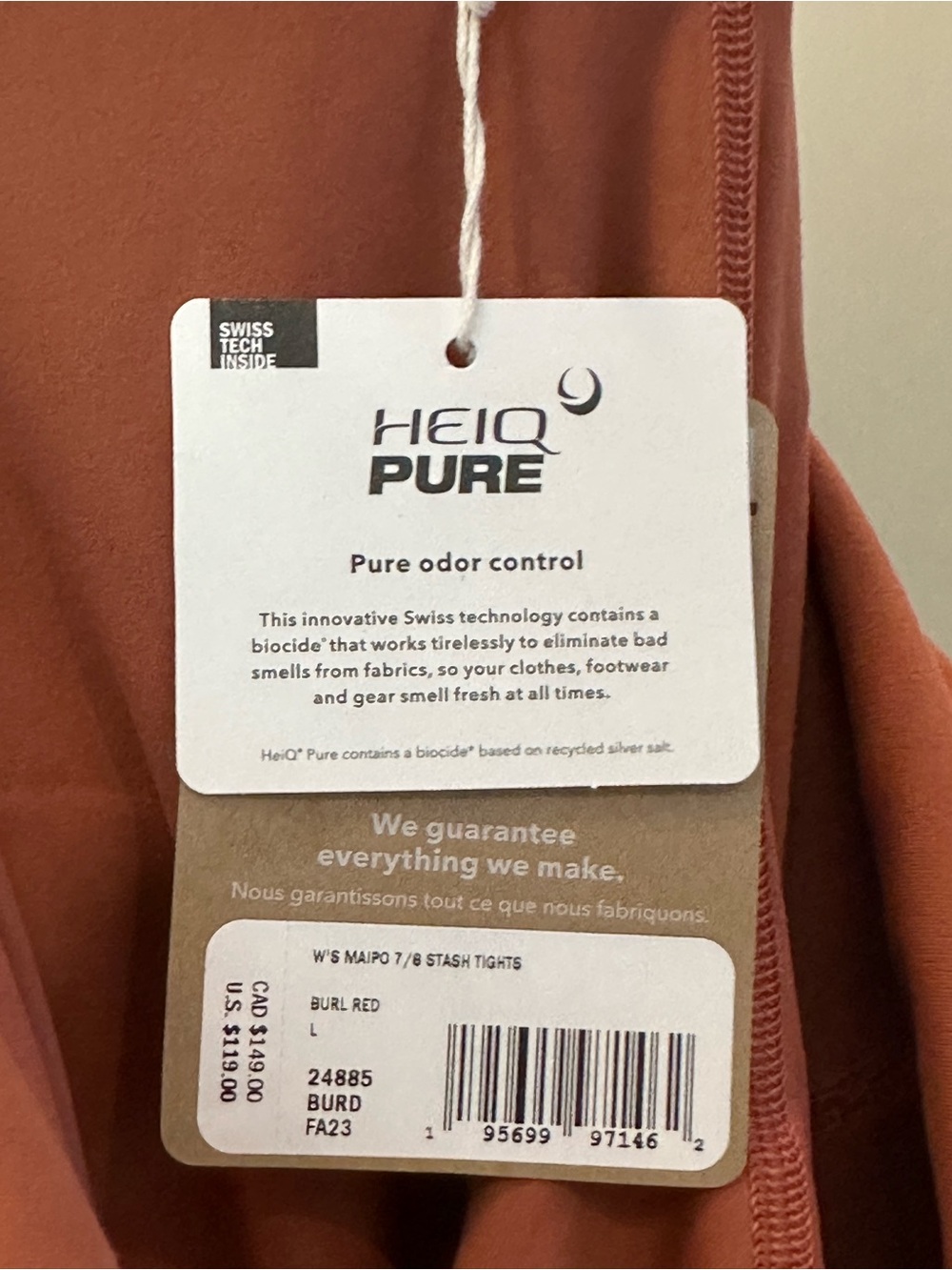 Patagonia Women's High-Rise Leggings in Burl Red